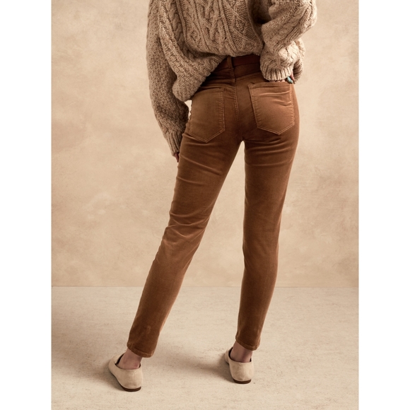 Banana Republic Corduroy Mid Rise Skinny Pants - Picture 2 of 10